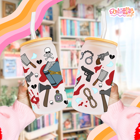 True Crime Glass Cup