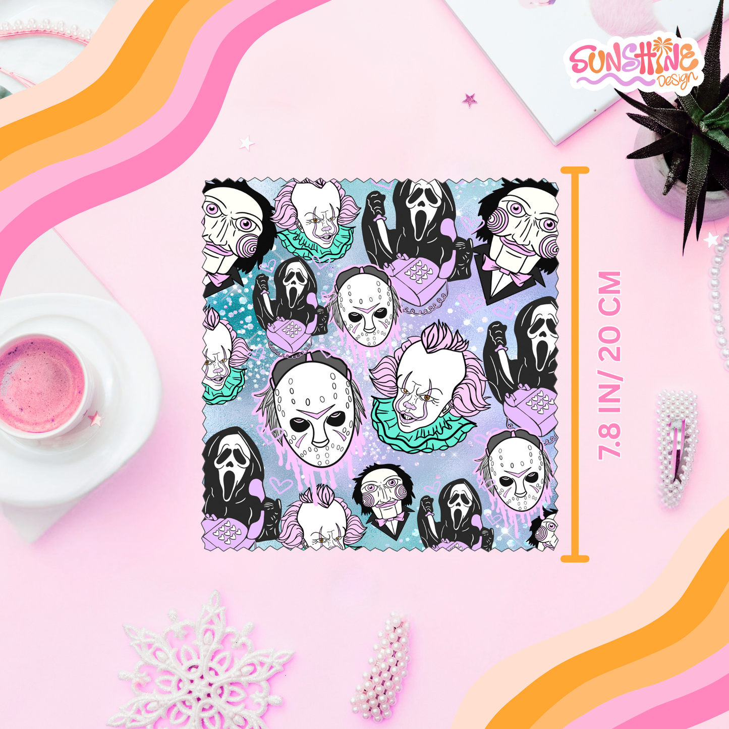 Pano para óculos de filmes de terror