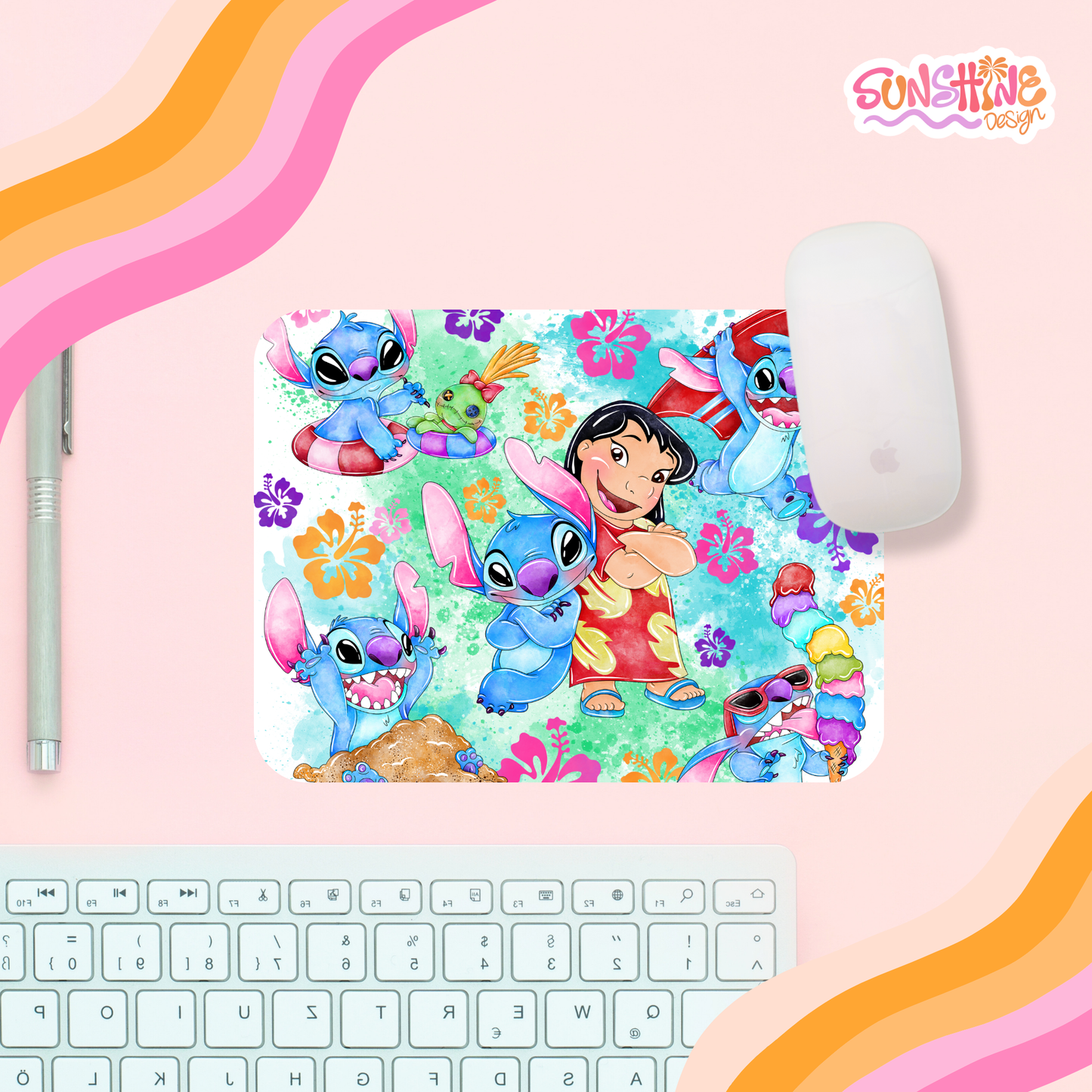 Tapete de rato Aloha Stitch