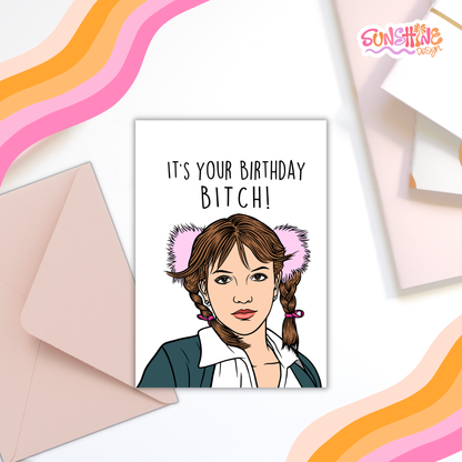 Cartão de aniversário da Britney