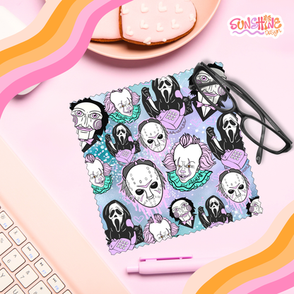 Pano para óculos de filmes de terror