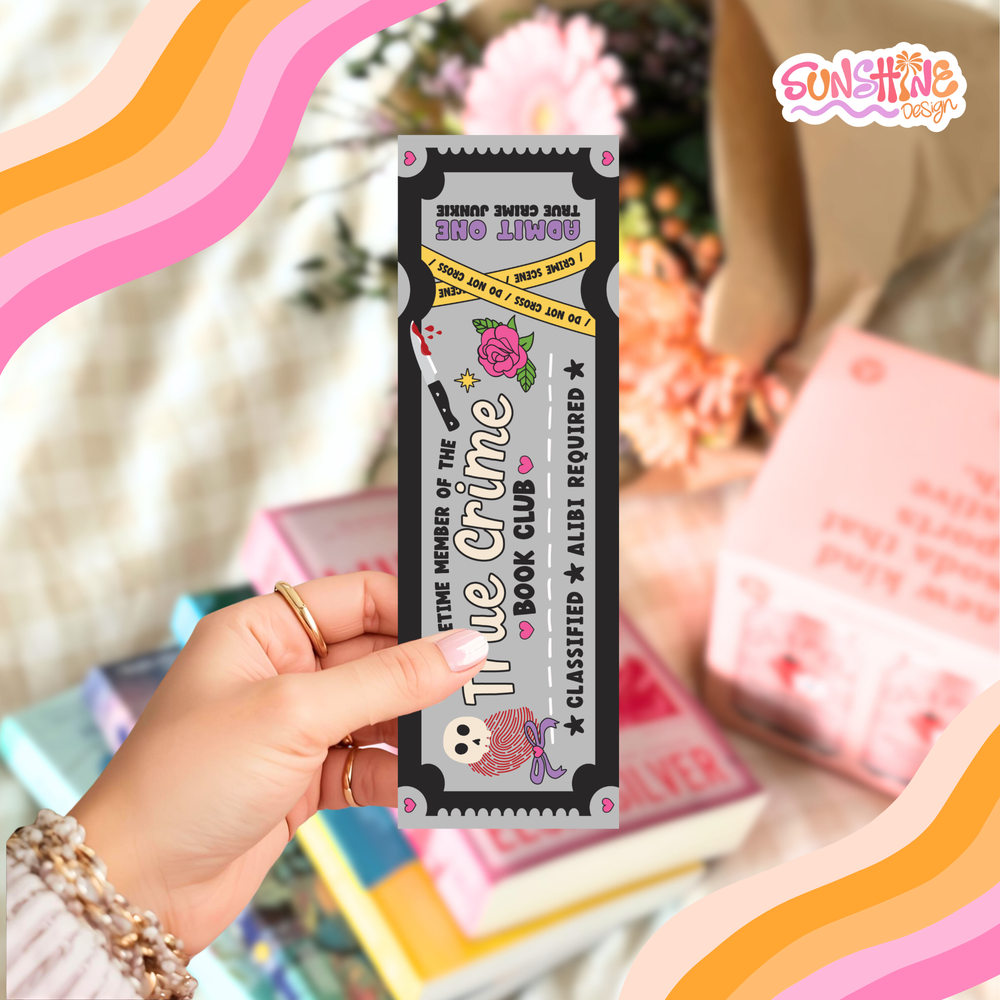 True Crime Club Bookmark