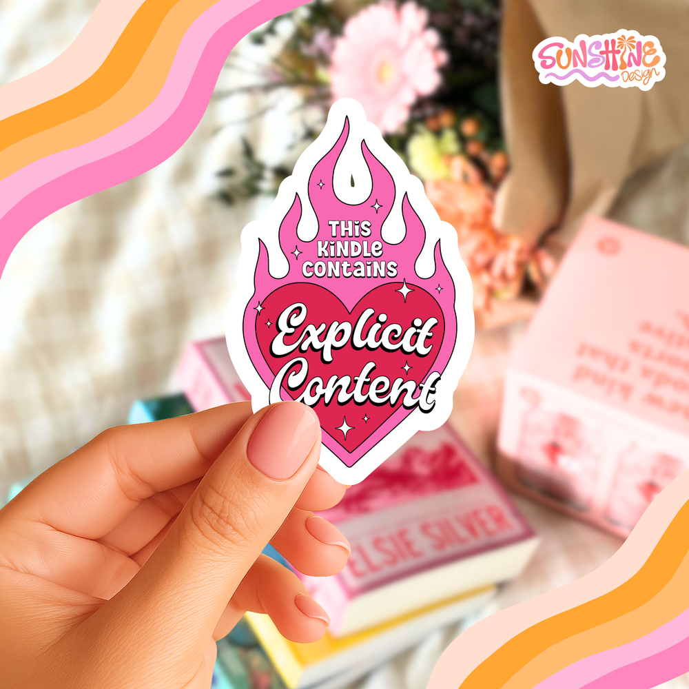 Kindle Contains Sticker