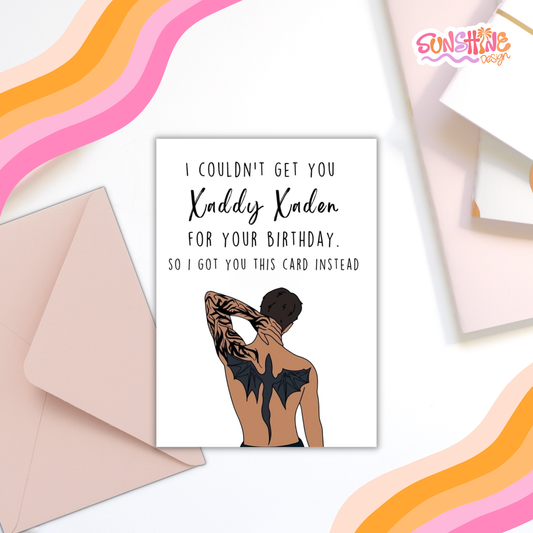 Xaddy Riorson Birthday Card
