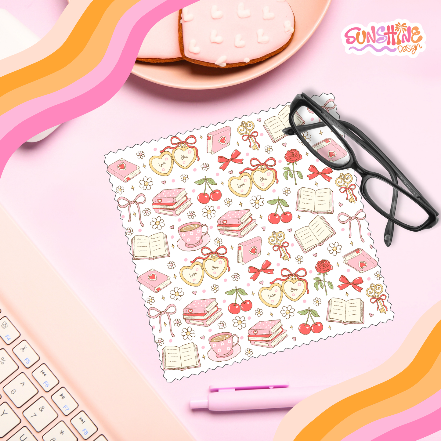 Pano para óculos Coquette