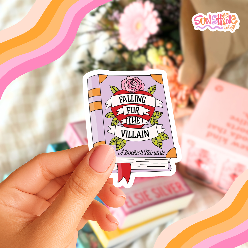 Falling For Villians Sticker