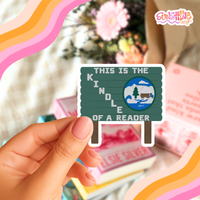 Load image into Gallery viewer, Kindle of a Reader Sticker
