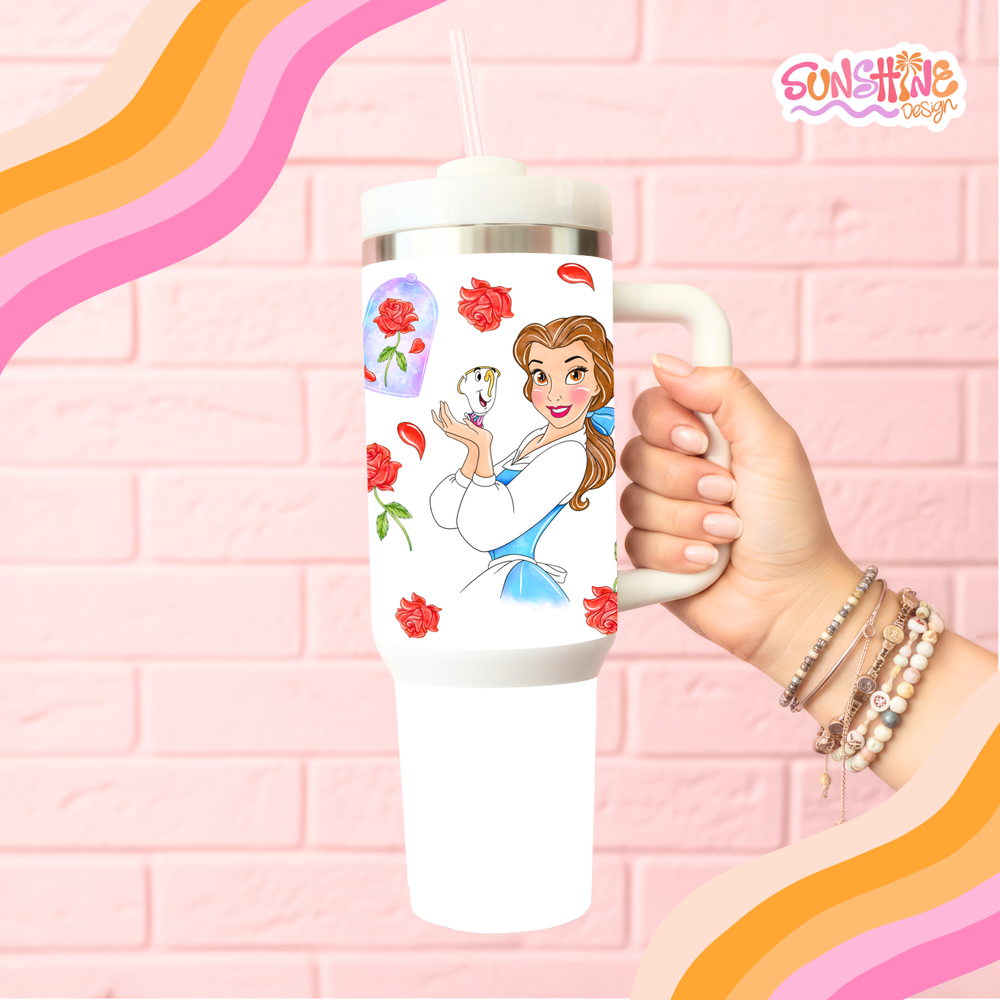 Beauty and Beast Tumbler