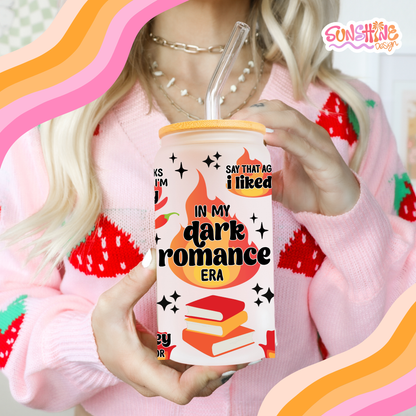 Taça de Vidro Romance Sombrio