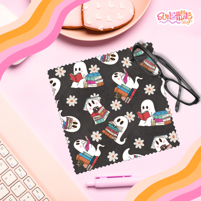 Bookish Ghost Glasses Cloth