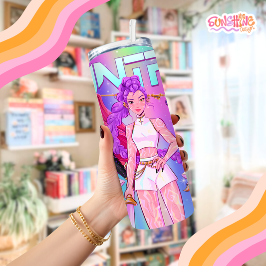 Vaso romántico de libros