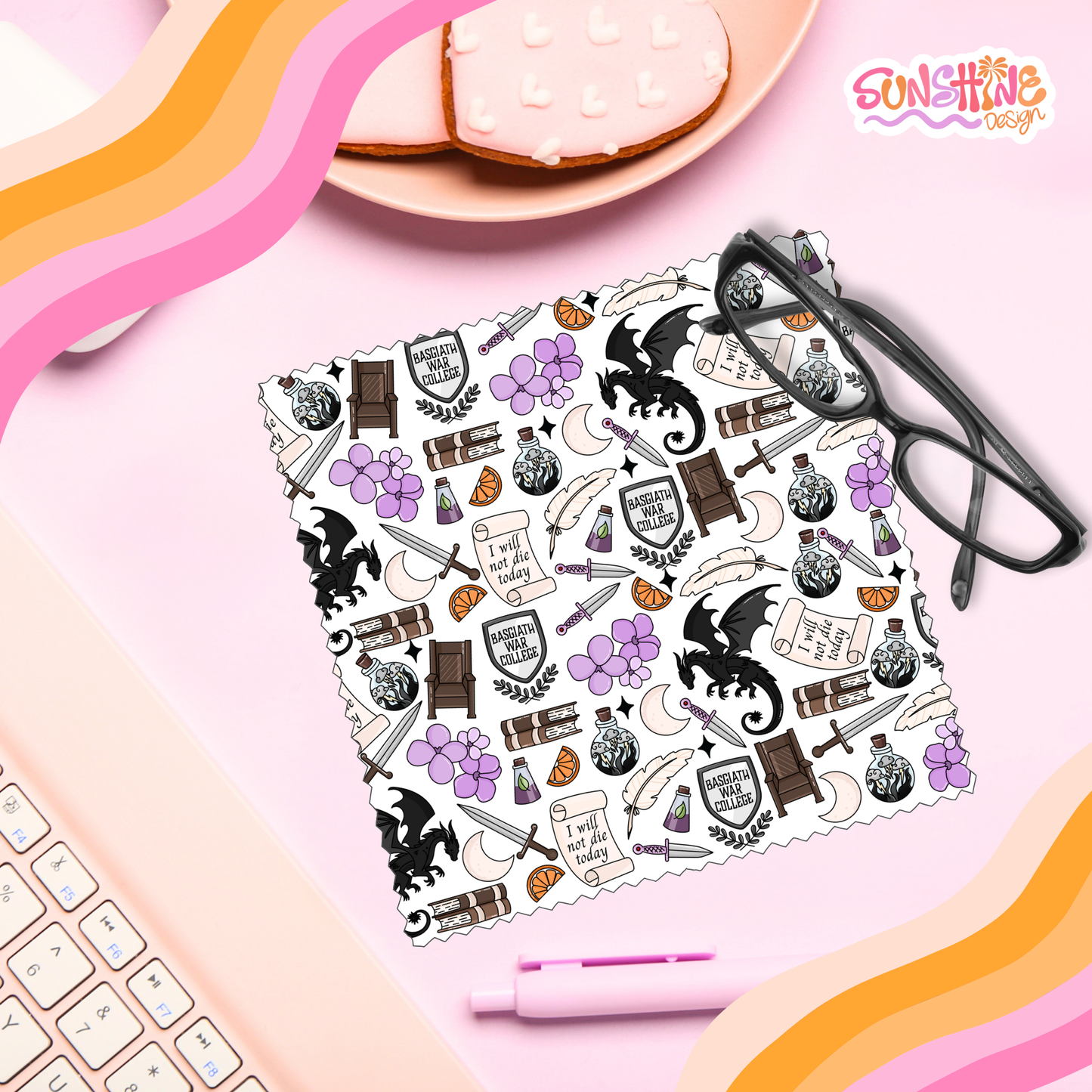 Pano para óculos do Colégio de Guerra