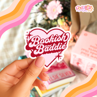 Load image into Gallery viewer, Bookish Baddie Sticker
