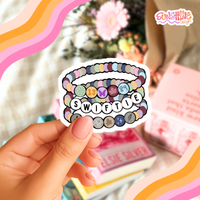 Load image into Gallery viewer, Swiftie Bracelets Sticker
