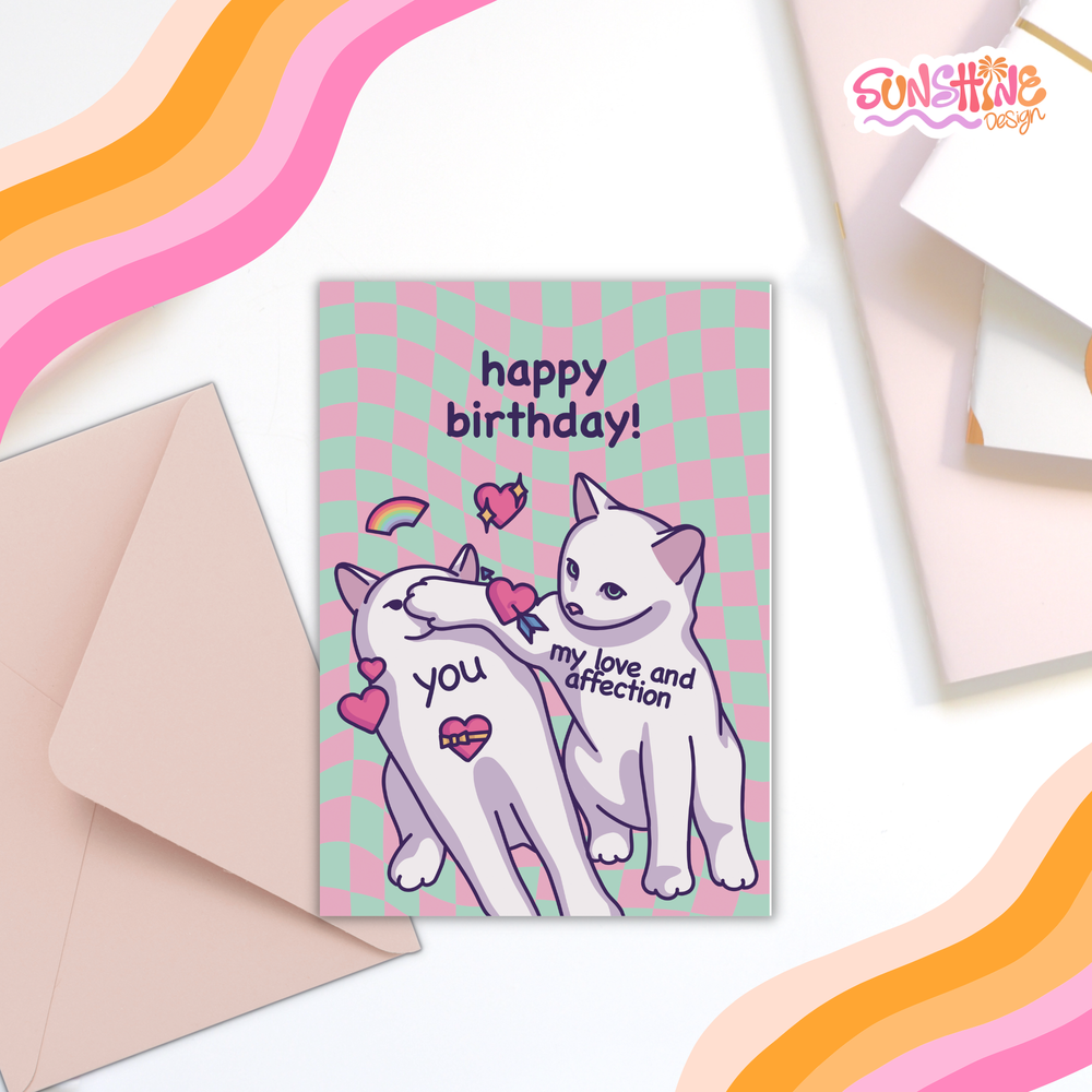 Love Affection Birthday Card