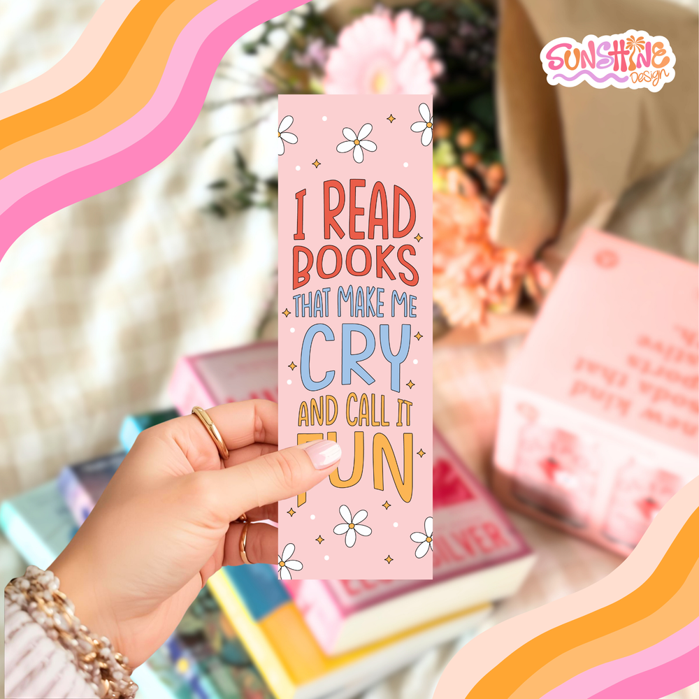 I Read and Cry Bookmark