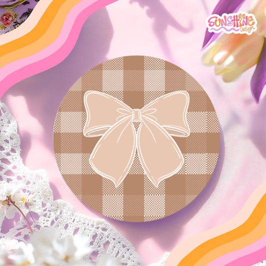 Almond Bow Coaster