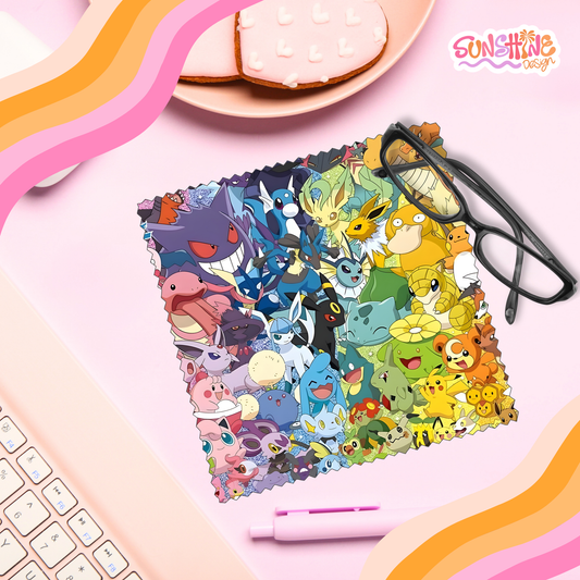 Pokemon Glasses Cloth