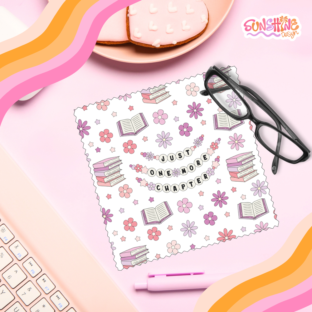Bookish Glasses Cloth