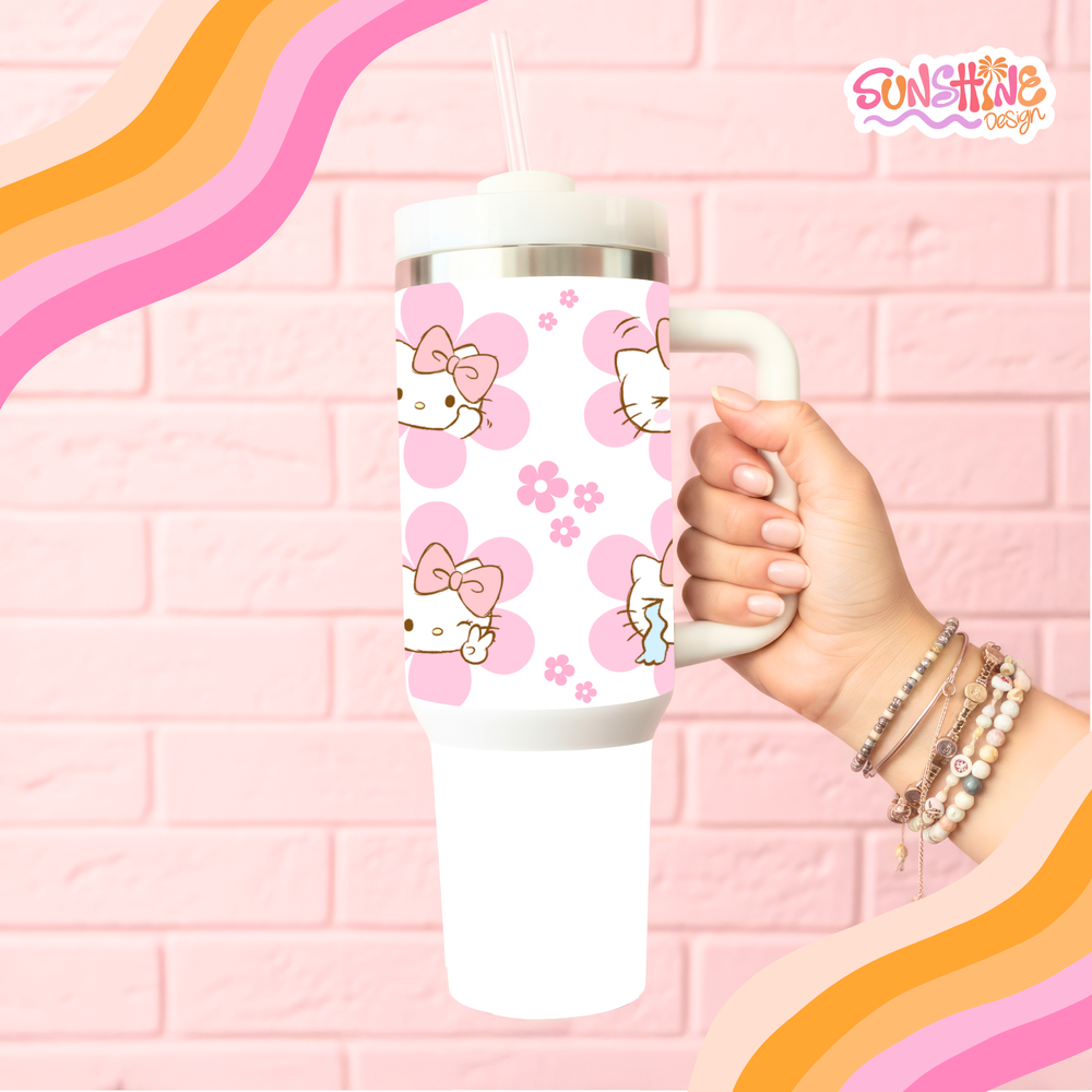 Kawaii Kitty Tumbler