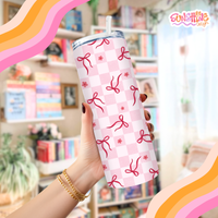 Load image into Gallery viewer, Pink Bow Tumbler
