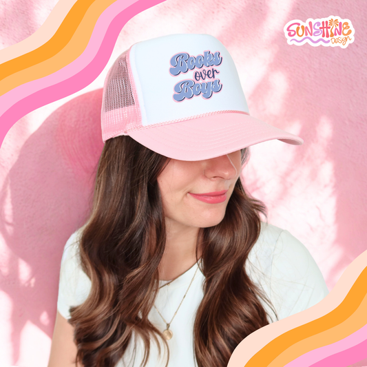 Books Over Boys Trucker Hat