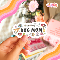 Load image into Gallery viewer, Dog Mom Sticker
