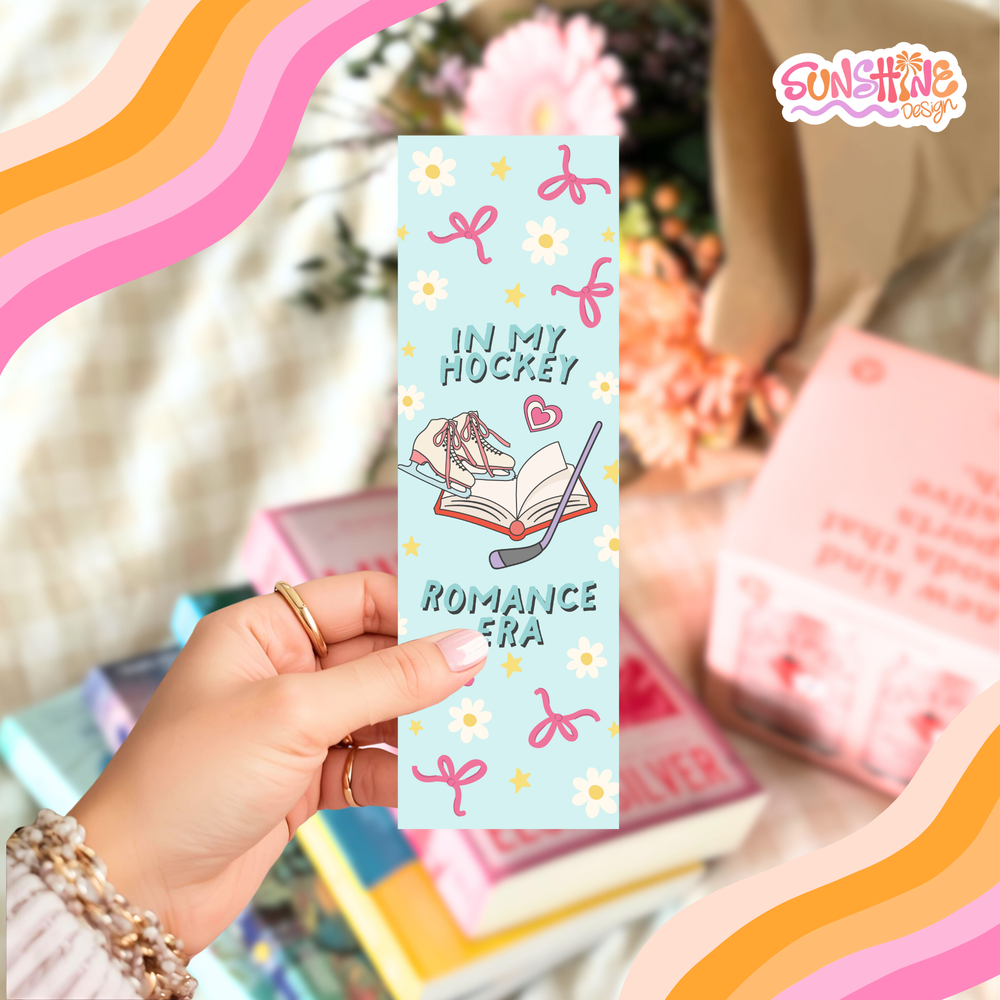 Hockey Romance Bookmark