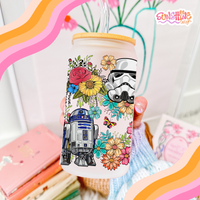 Load image into Gallery viewer, Galactic Blossom Glass Cup
