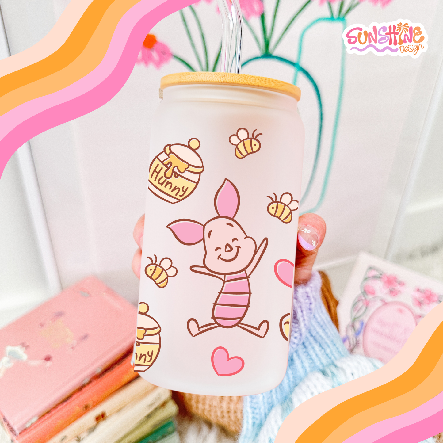 Winnie Pooh Glass Cup