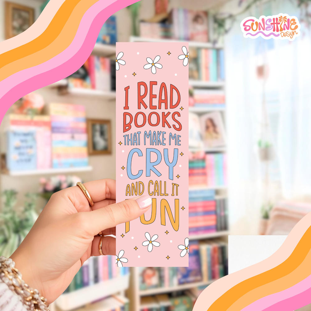 I Read and Cry Bookmark