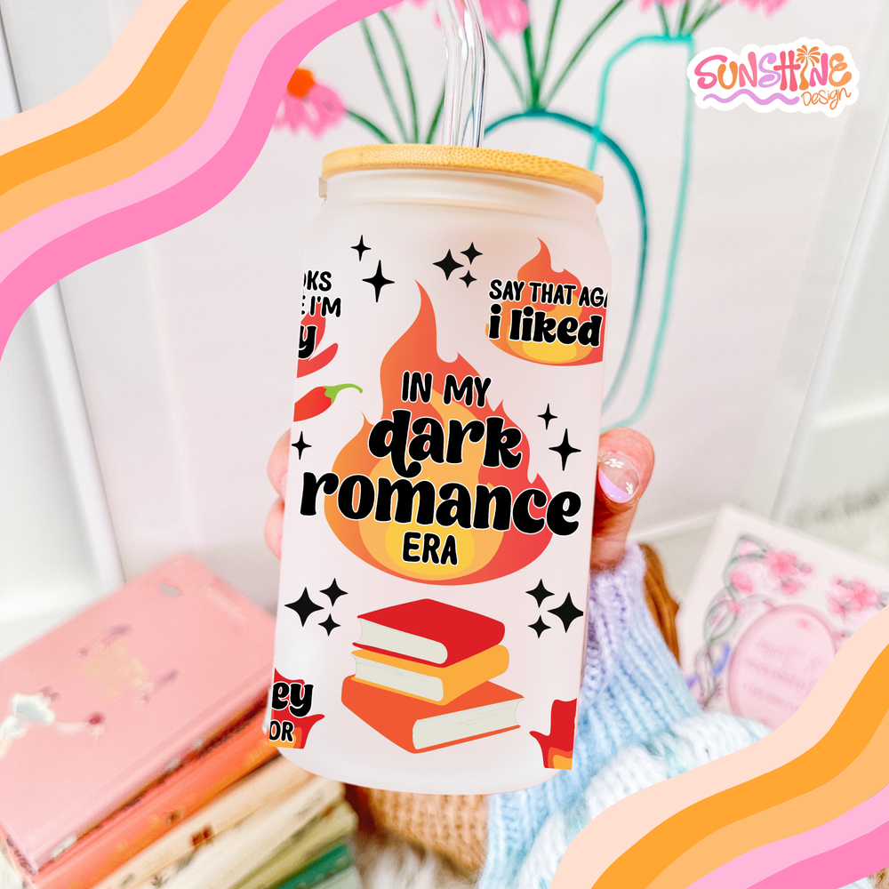 Dark Romance Glass Cup