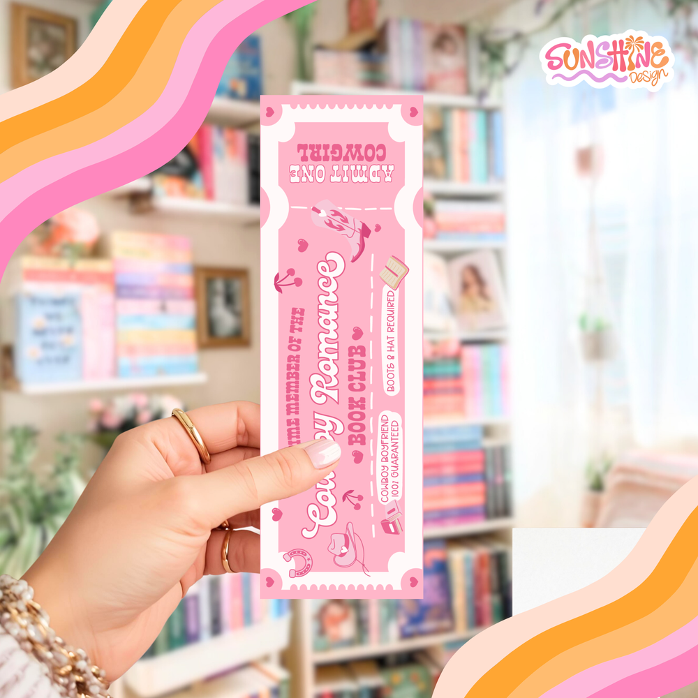 Cowboy Romance Bookmark
