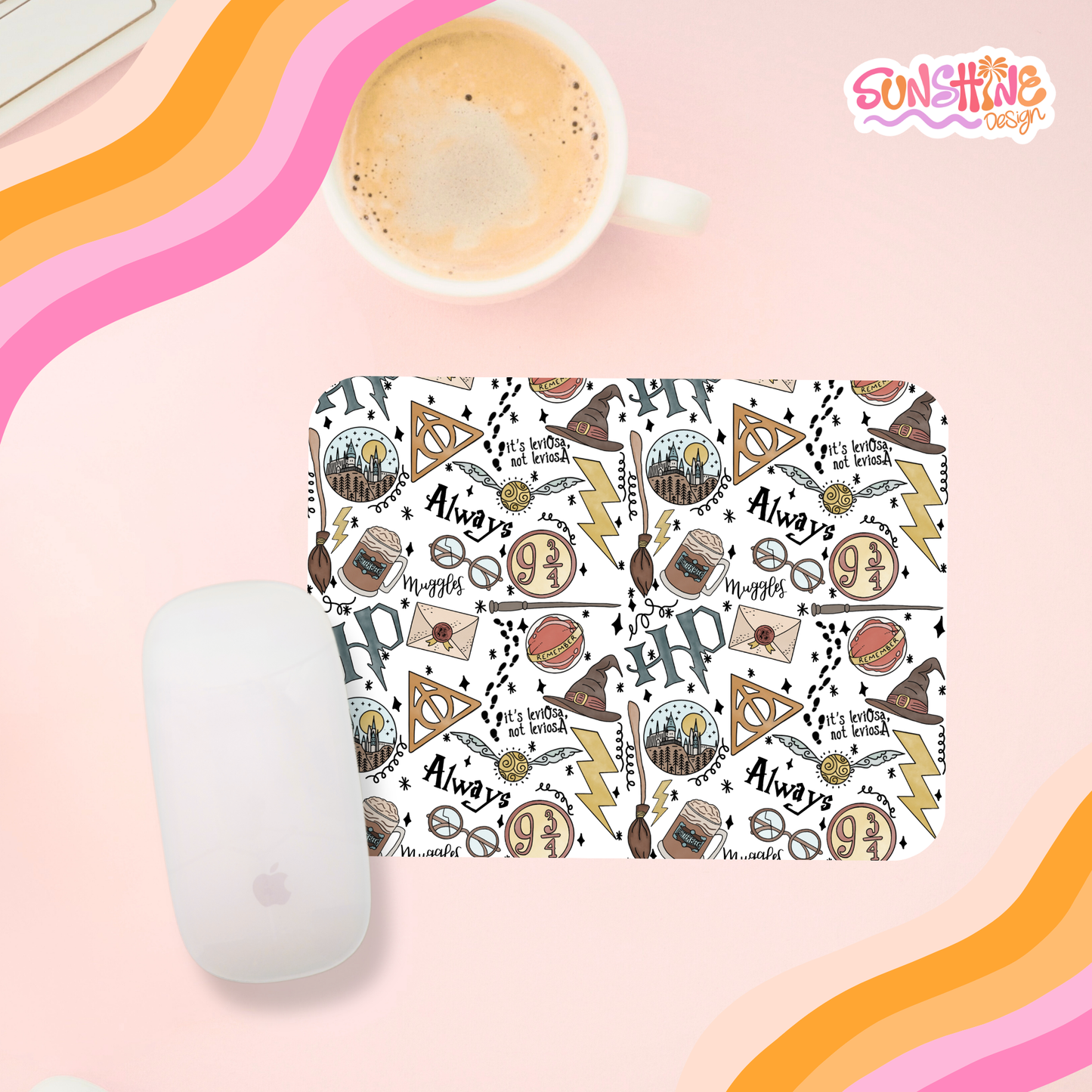 Tapete de rato mágico Potter 