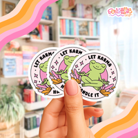 Load image into Gallery viewer, Let Karma Sticker

