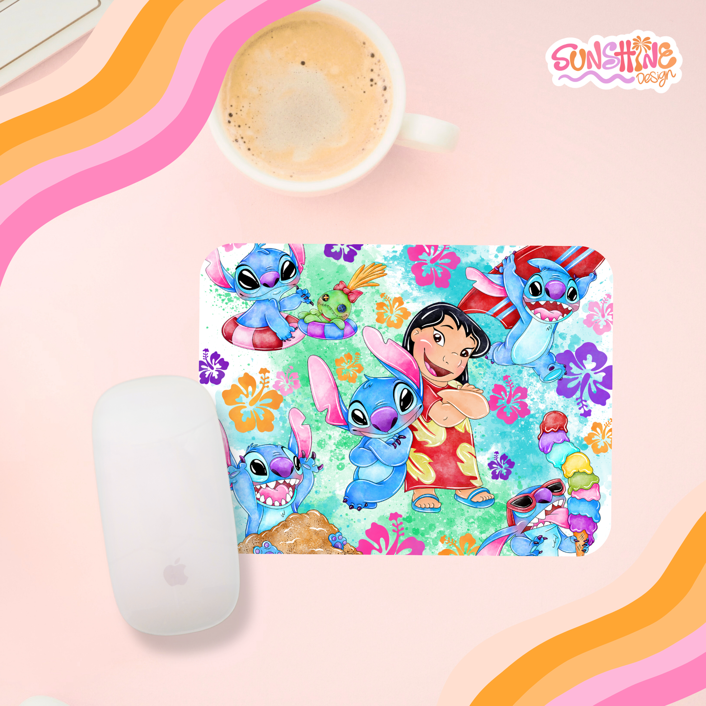 Tapete de rato Aloha Stitch 