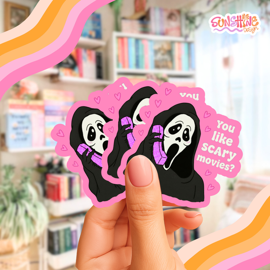 Scary Movies Sticker