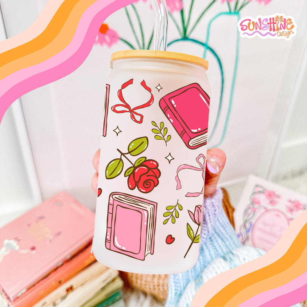 Romance in Bloom Glass Cup