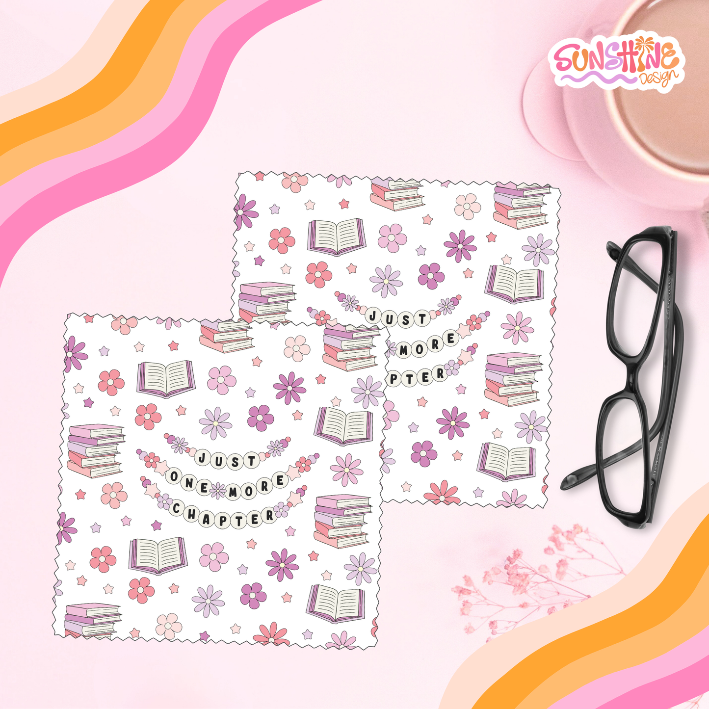 Pano para óculos de estilo literário