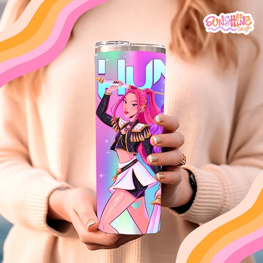 Vaso romántico de libros