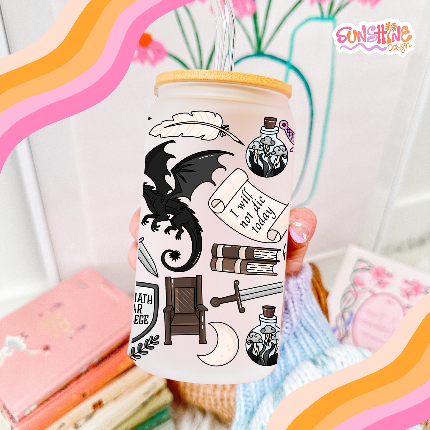 War College Glass Cup