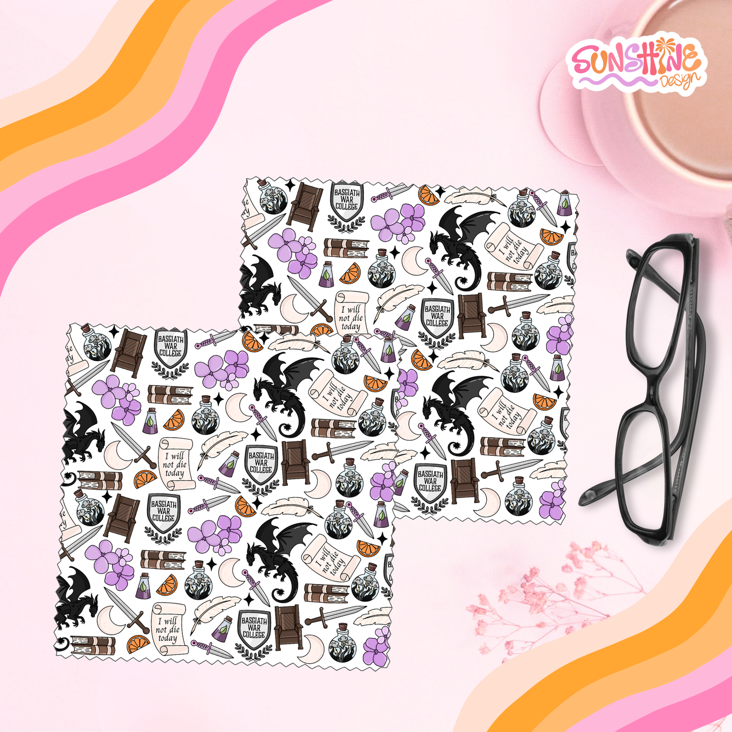 Pano para óculos do Colégio de Guerra