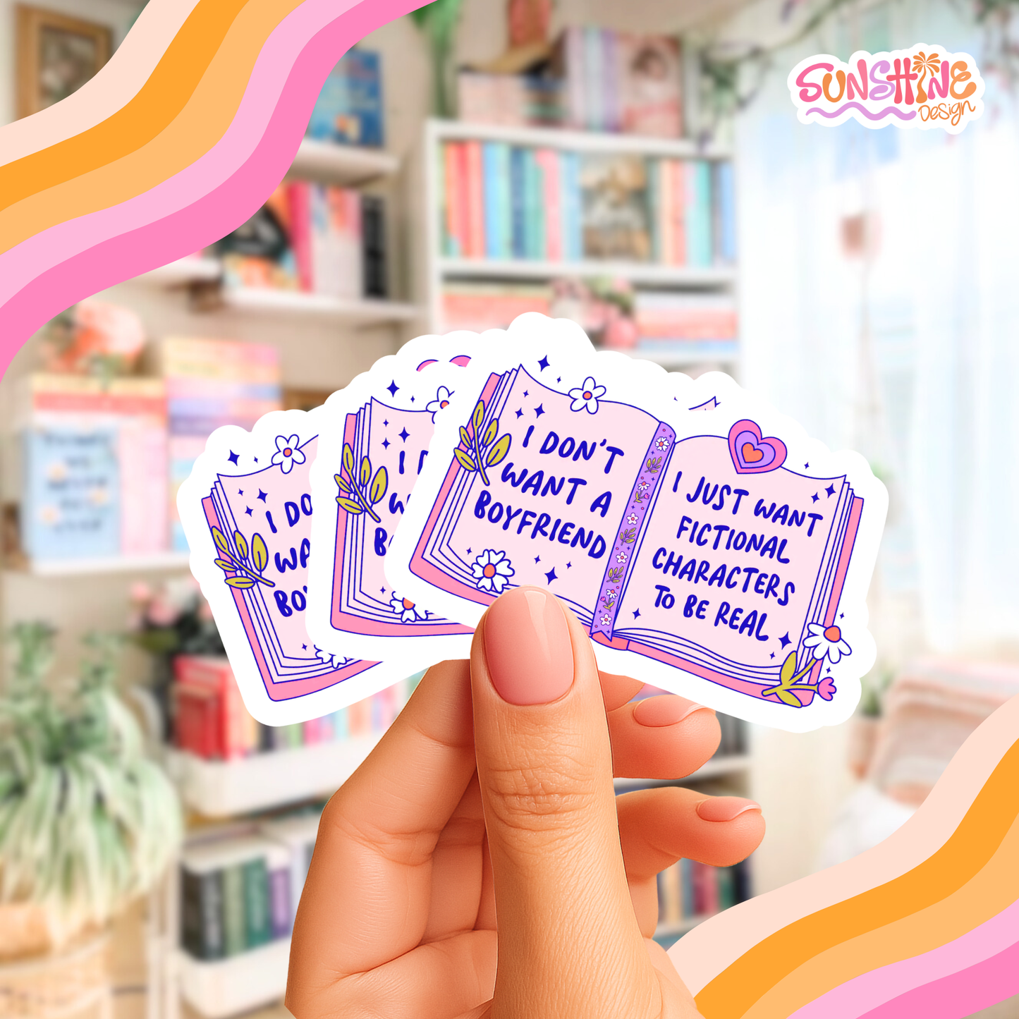 Autocolante namorado fictício