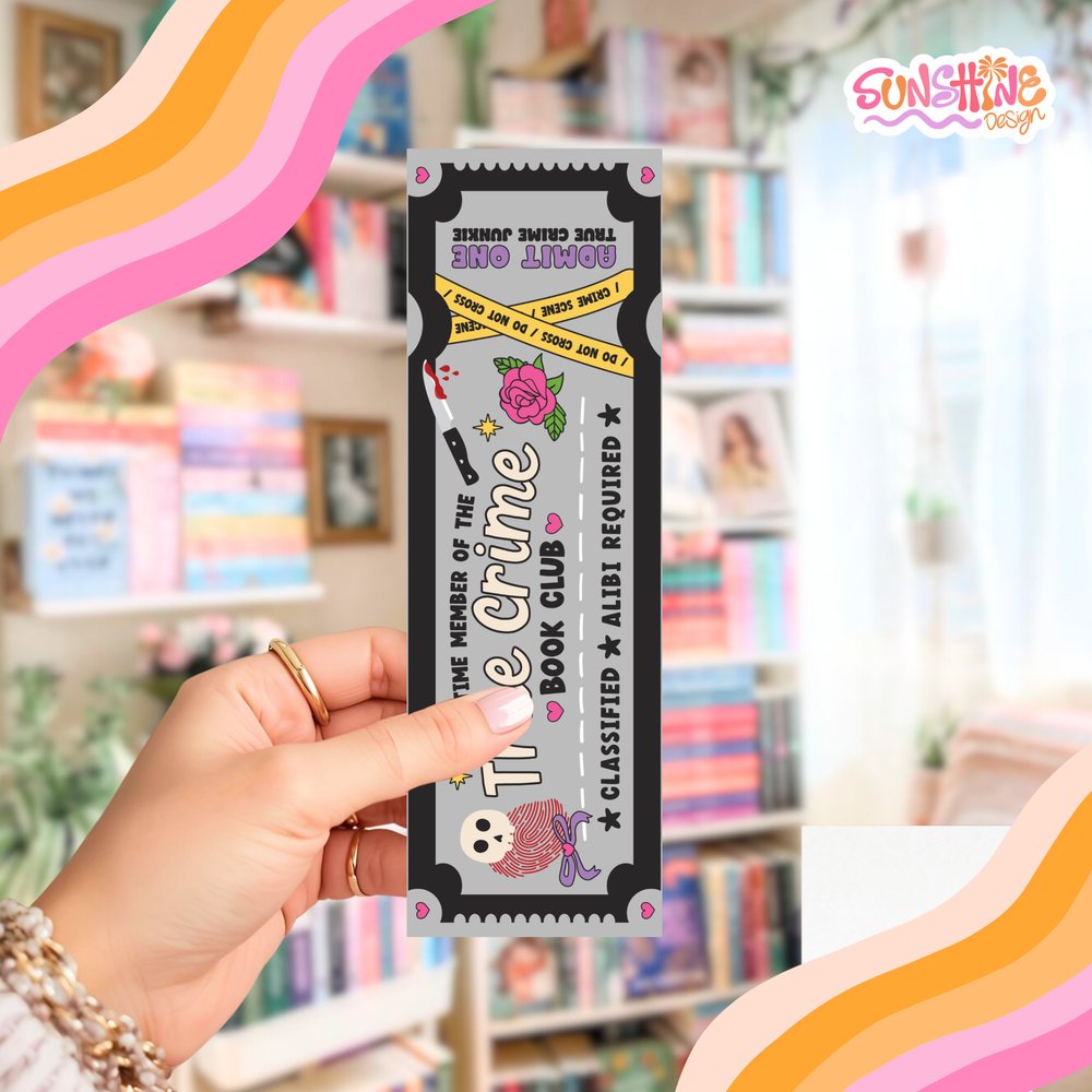 True Crime Club Bookmark
