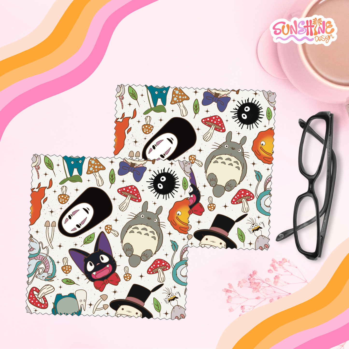 Paño para gafas de Ghibli Studio