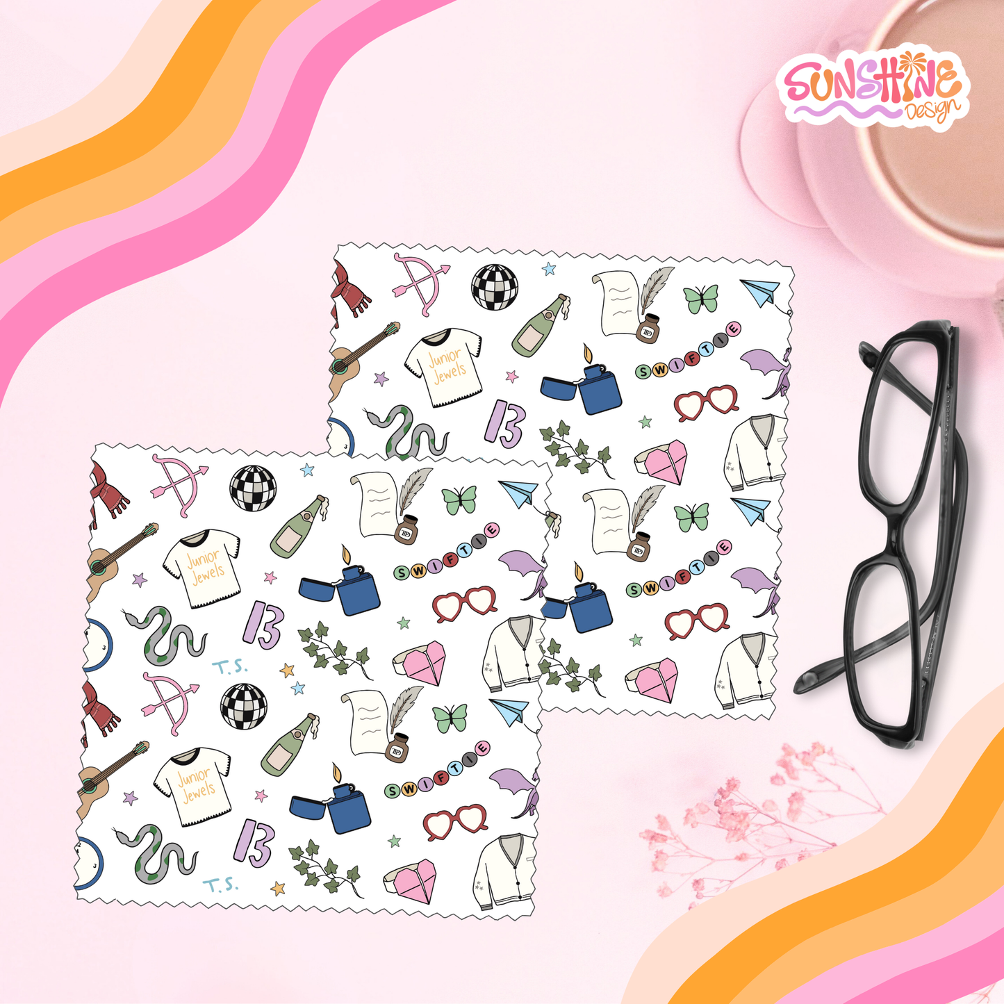 Swiftie Glasses Cloth