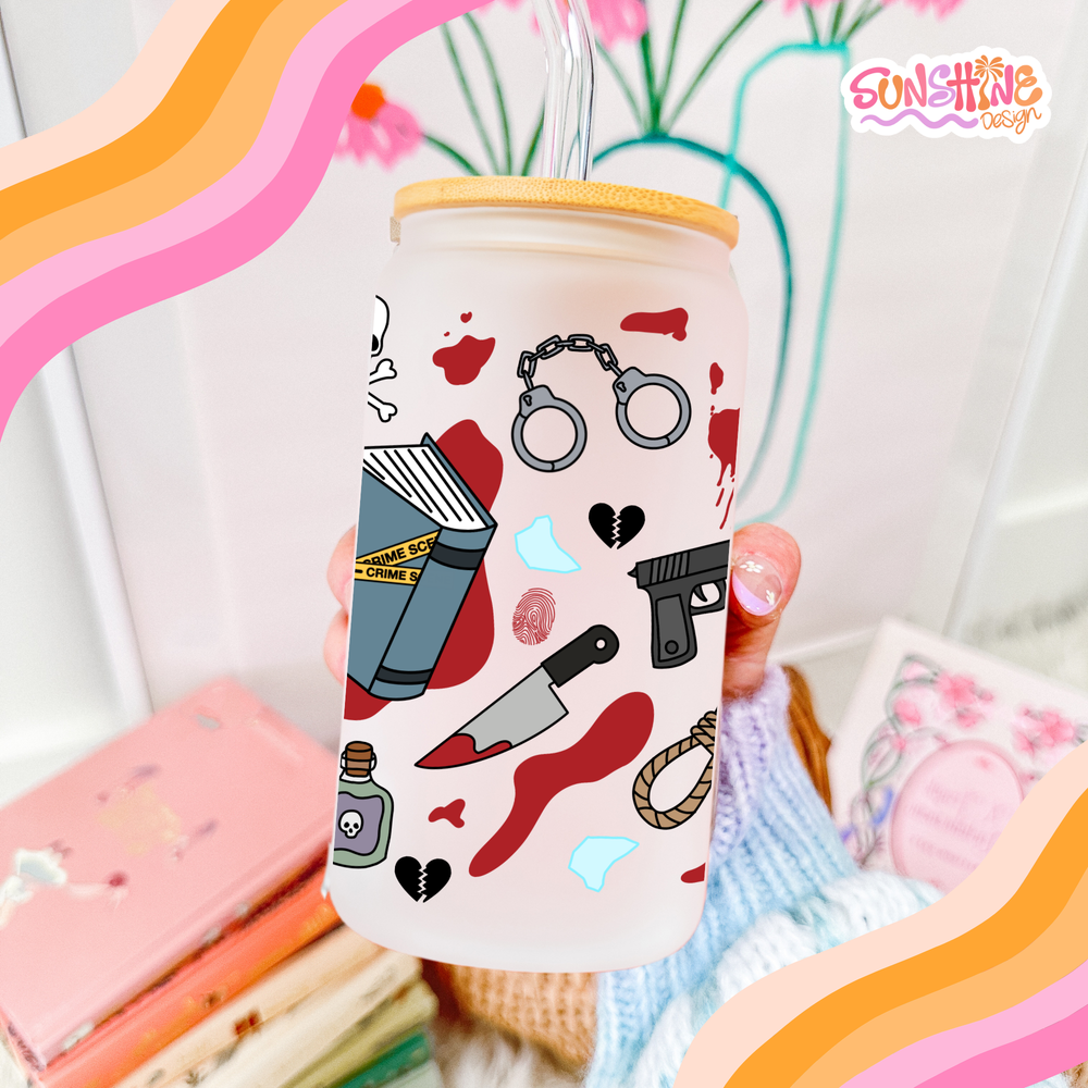 True Crime Glass Cup