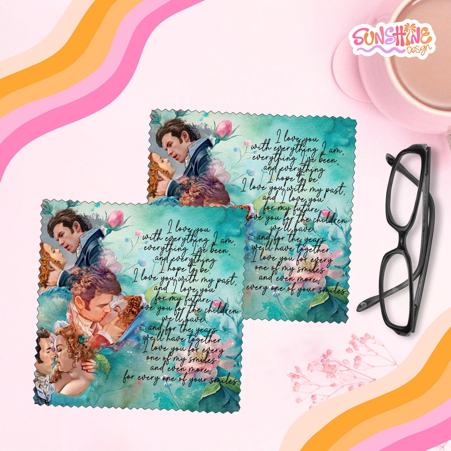 Penelope & Colin Glasses Cloth