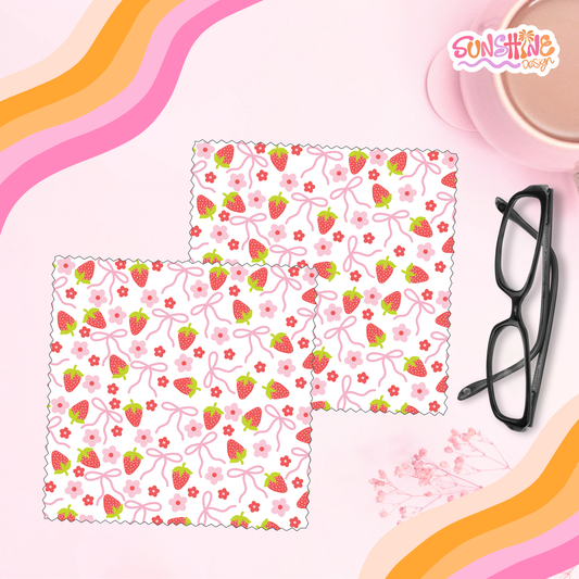 Coquette Berry Glasses Cloth