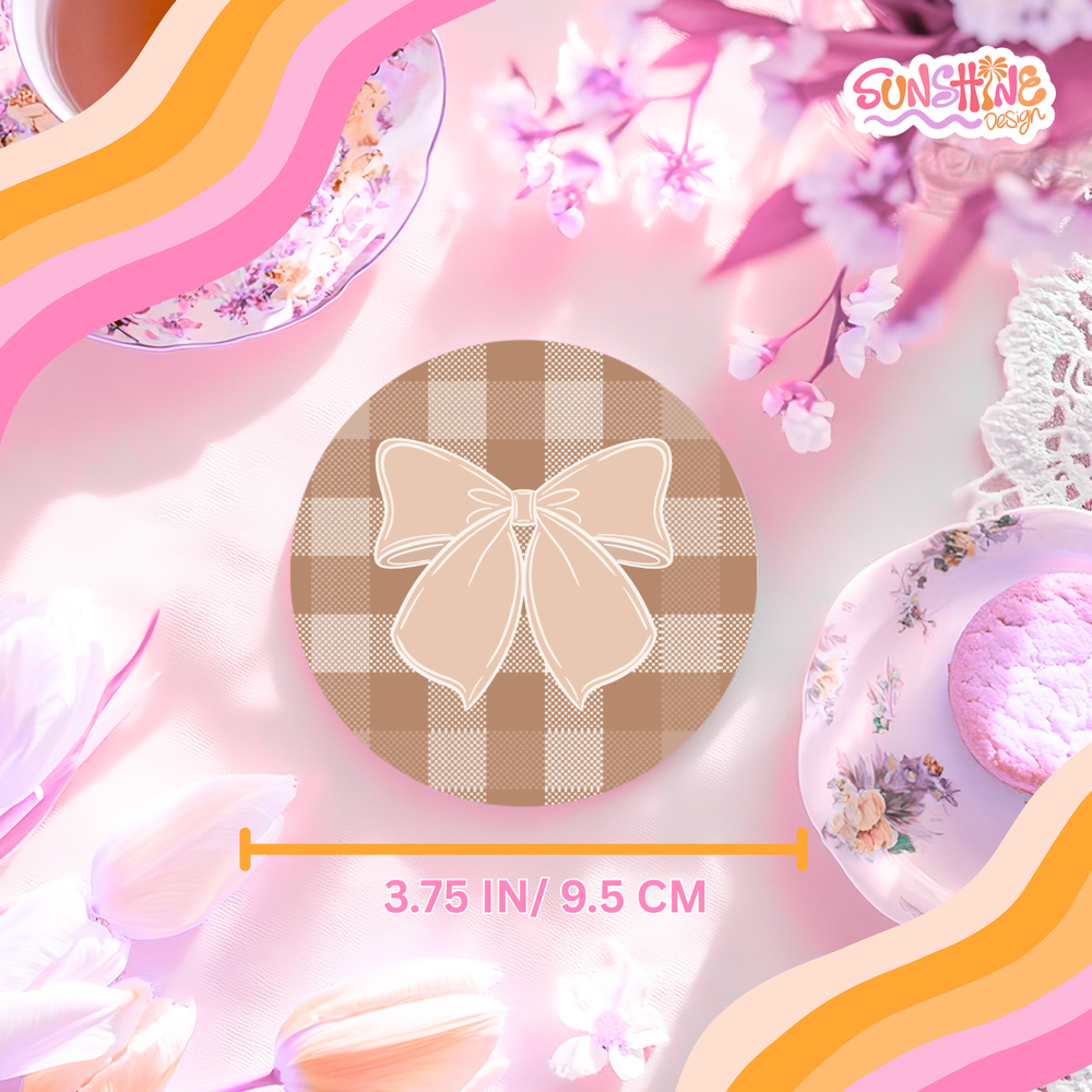 Almond Bow Coaster